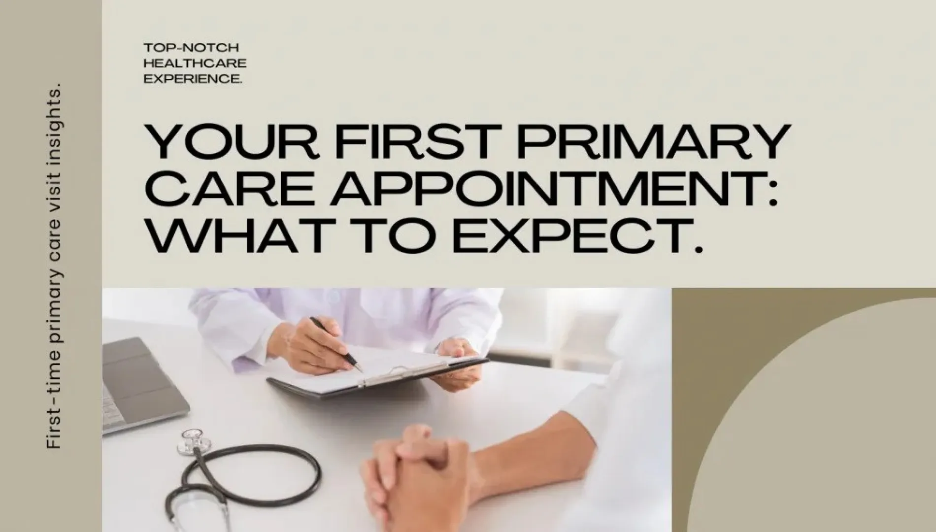What Happens At Your First Primary Care Visit? : Your First Trip to the Doctor's Office