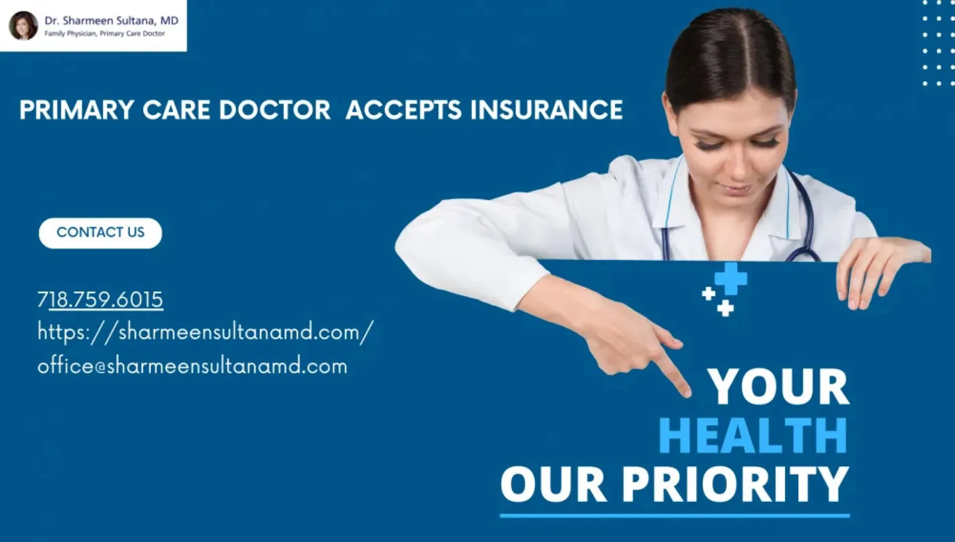Primary care Doctor Who accepts Insurance